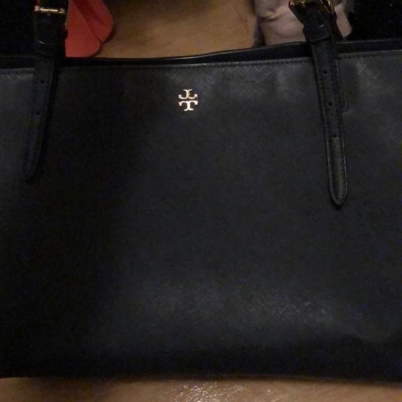 Blue gently used Tory Burch Tote - Picture 4 of 4